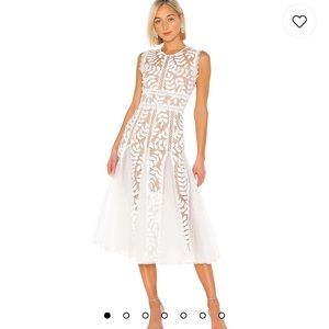 Saba Blanc Midi Dress White - Bronx and Banco